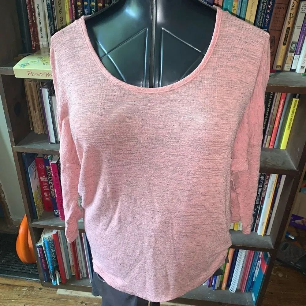 Paper moon for Stitchfix pink barbiecore M sweater blouse
